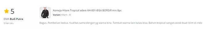 testimonial toped