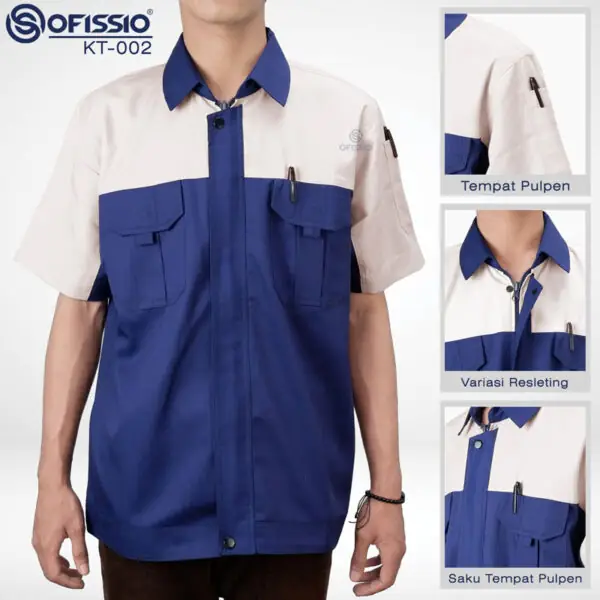 kemeja kerja teknisi