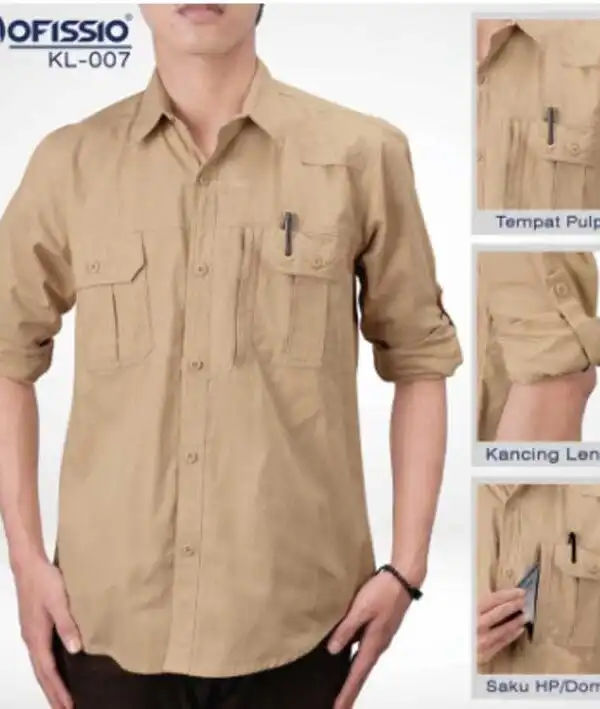 kemeja lapangan KL-007