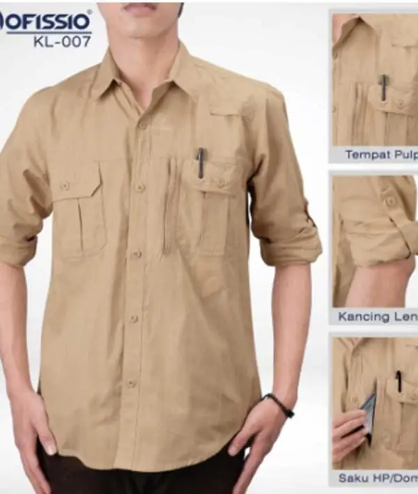 kemeja lapangan KL-007